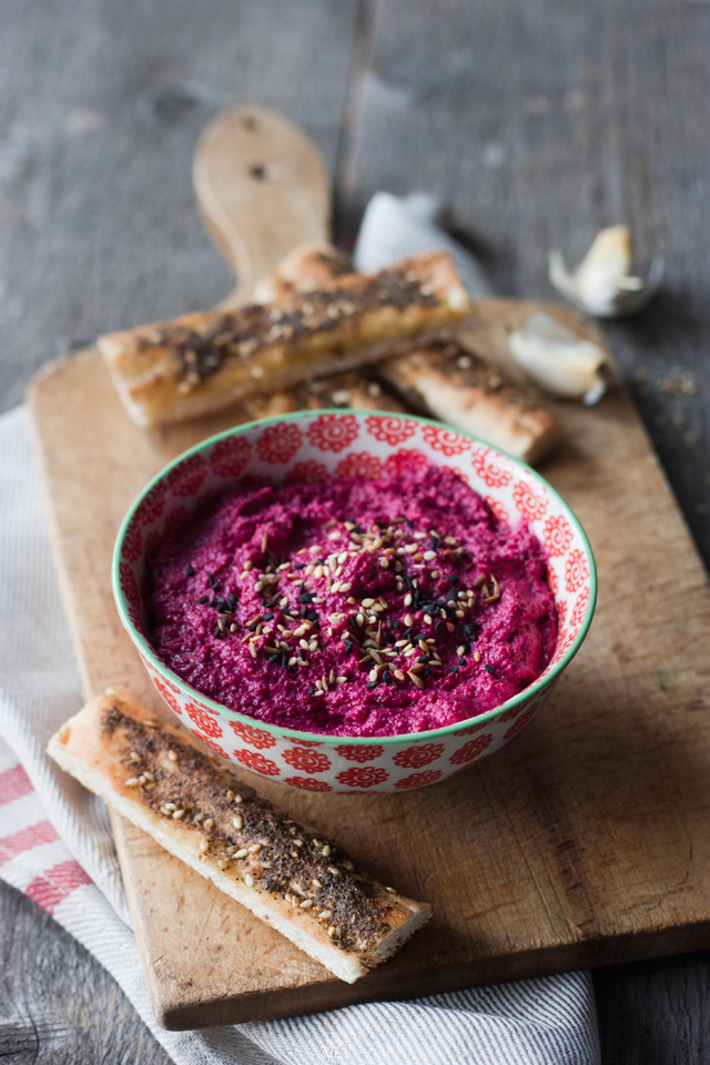 Beet and Goat Cheese Dip, Ensemble Cookbook on christelle.eugeniuses.net