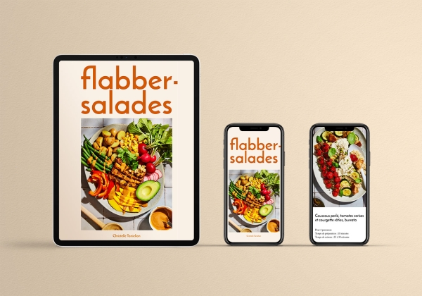 Flabber-salades mockups